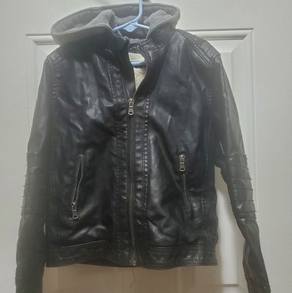 H&M Other - Biker leather jacket h&m kids 6-7